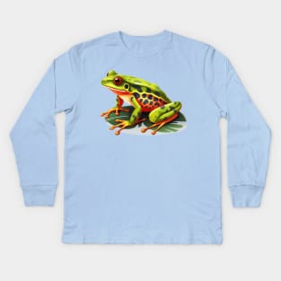 Red Eyed Tree Frog Kids Long Sleeve T-Shirt